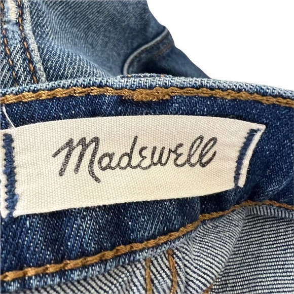 Madewell High-Rise Denim Shorts in Glenoaks Wash Cutoff Edition Size 24w - Picture 9 of 10